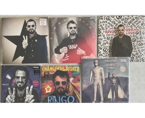RINGO STARR - LP/10" COLLECTION. Feel the peace and love with 13 x LPs/10" releases from Ringo. Titles are Y Not (US only del