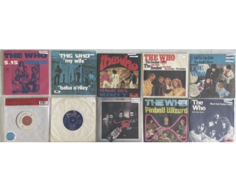 THE WHO - 7"/EP COLLECTION (INCLUDING EUROPEAN RELEASES). Magic collection of 10 x 7"/EP releases from The Who. To include La