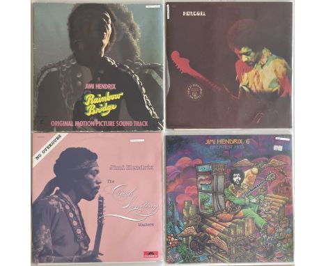 Twelve mostly German pressings of Jimi Hendrix/Experience LPs to include: Germany 1967 (SLPM-1967), 1985 German 'Are You Expe