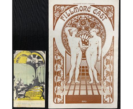An original and rare 1969 24 page Fillmore East programme booklet for The Byrds with mentions of The Nice, Sons of Champlin. 