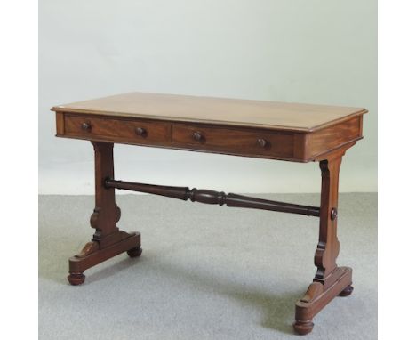 A Victorian mahogany sofa table 107cm