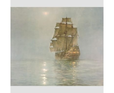 Montague Dawson, 1890-1973, sailing ship, print, signed in pencil with gallery stamp, 64 x 79cm, together with a collection o