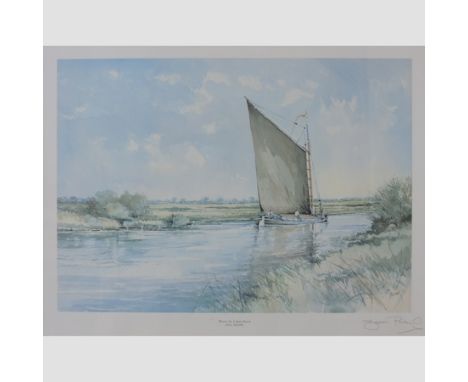 A collection of prints, to include Jason Partner, 1922-2005, signed print of Acle, Norfolk, 36 x 46cm (9)
