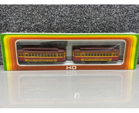 Electric diecast model train by HO - 1651 third avenue railway system with original box