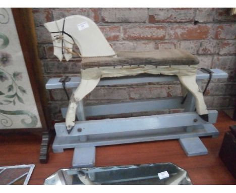small vintage rocking horse