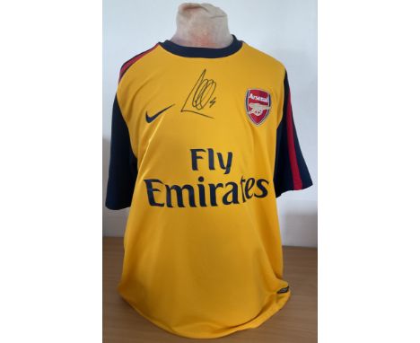 Sold at Auction: Football Ashley Cole signed Arsenal shirt signature on  front and on number on the back size large.