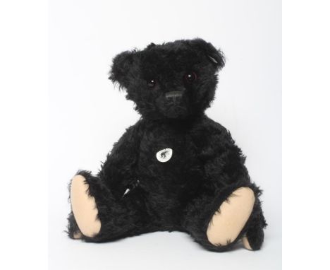 A boxed Steiff Othello replica 1912 black bear, with growl and certificate, 50cm (Est. plus 21% premium inc. VAT)Good