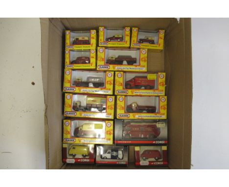 Ten Classic OO guage vehicles and four Corgi, all items boxed, M (Est. plus 21% premium inc. VAT)