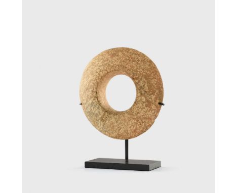  AFRICAN NEOLITHIC STONE MACEHEAD TENERIAN CULTURE, CENTRAL SAHARA, C. 4TH – 2ND MILLENNIUM B.C. drilled and polished stone, 