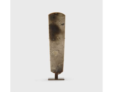  FINE NEOLITHIC POLISHED FLINT AXEHEAD SCANDINAVIA, C. 3500 B.C. flint, the polished stone displaying a mottled grey colour, 