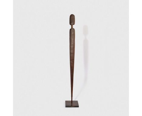  ANTHROPOMORPHIC SPEAR THROWER, WOOMERA KIMBERLEY, WESTERN AUSTRALIA carved bean tree wood, trioda gum and sinew, widest at t