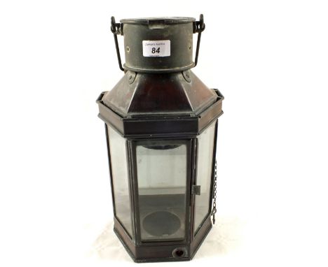 A Copper ships masthead lamp