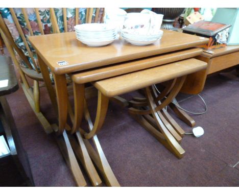 Vintage Nathan teak nest of tables