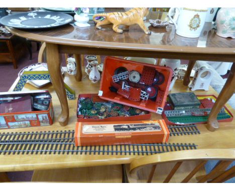 Hornby model of Queen Mary 00 gauge scale, vintage Meccano  pieces & related items