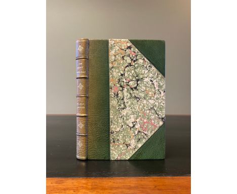 GREENE, Graham. The Quiet American, FIRST EDITION, 8vo, finely bound in green half morocco with marbled boards, internally ve