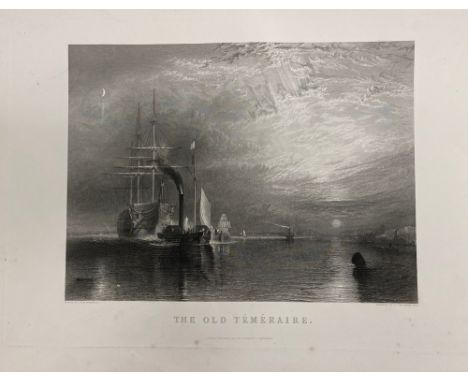 A collection of 19th-century engravings after famous works of art by Turner, Reynolds, Gainsborough, and others, approximatel