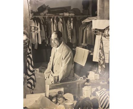 William P. Gottlieb (American photographer, 1917-2006). Portrait of Duke Ellington, Paramount Theater, New York, 1946, gelati