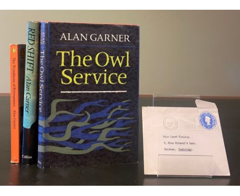 GARNER, Alan. Typed Letter Signed, "Dear Miss Tinling, Thank you for your letter - and for your enthusiasm. I hasten only to 