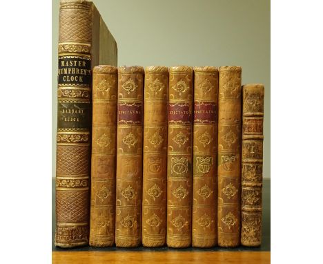 A selection of classics, including: Charles Dickens Master Humphrey's Clock, First edition, vol. 3 Barnaby Rudge, occasional 