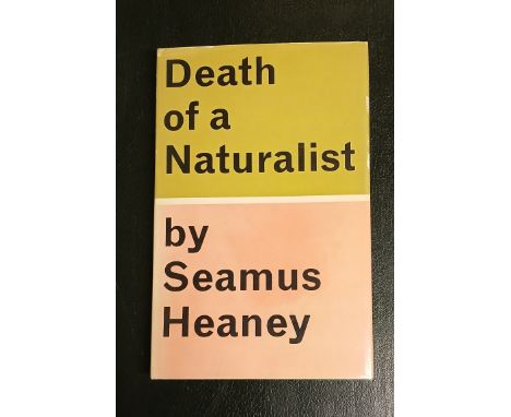 Death of a Naturalist, SIGNED FIRST edition, Heaney's first published collection for Faber, internally bright, scant light sp