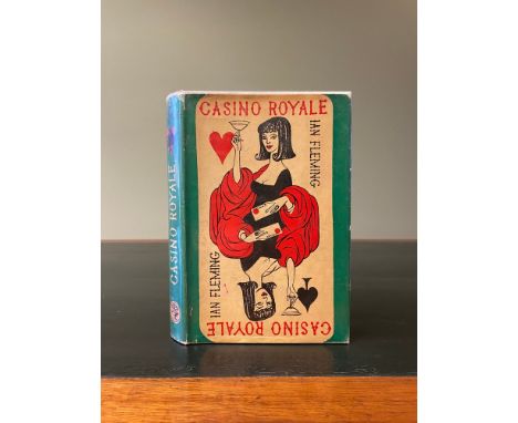 FLEMING, Ian. Casino Royale, fourth printing, 8vo, publisher's black imitation cloth lettered in red with heart on front pane