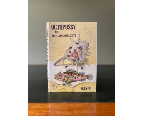 FLEMING, Ian. Octopussy and The Living Daylights, FIRST EDITION, 8vo, publisher's imitation black cloth lettered in silver, u