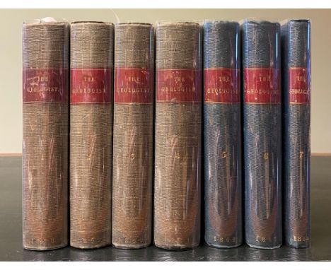 MACKIE, S. J.&nbsp;The Geologist, 1858-64, edited by Mackie, 7 volumes of this monthly magazine [all issued]. Original blue c