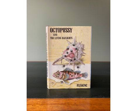 FLEMING, Ian. Octopussy and The Living Daylights, FIRST EDITION, 8vo, publisher's imitation black cloth lettered in silver, u