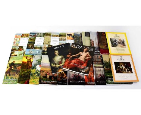 A collection of art books and auction catalogues, to include Bonhams, Christie's, Sworders and Adam's fine art auctions, Tasc