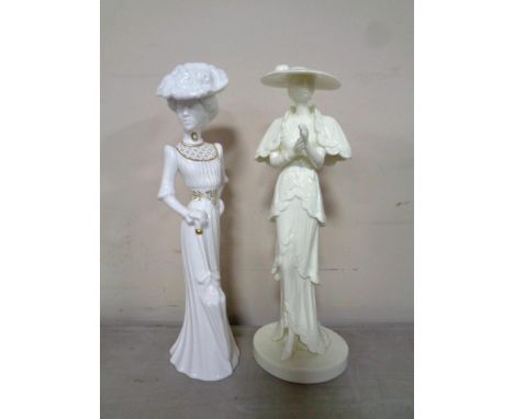 A Coalport Limited Edition figure, High Society, with certificate, together with a further Spode figure, Olivia  