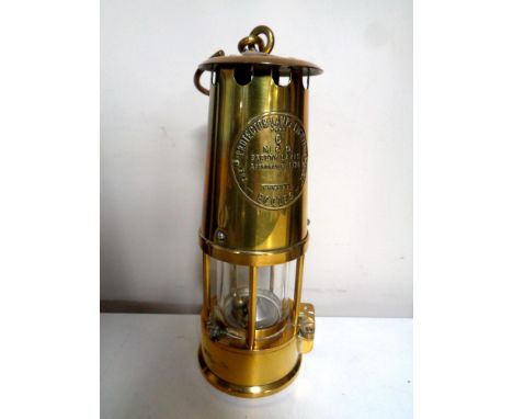 An Eccles Protector Type 6 miner's lamp 