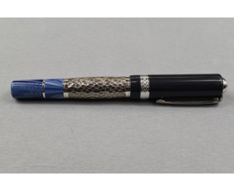 A Limited Edition Montblanc rollerball pen. The Writers edition Leo Tolstoy pen, representing Tolstoy, born noble but worked 