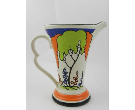 A Wade ceramic jug, 'Japanese Garden' design H.19.5cm