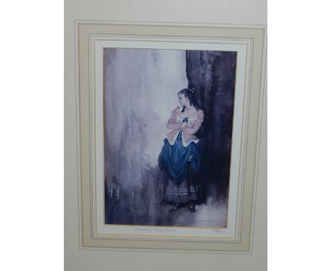 William Russel Flint (Scottish, 1880-1969), 'Gulia in Fancy Dress', polychrome print, unsigned, limited edition 226/500.  H.2