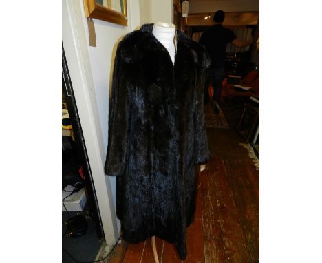 A Birger Christensen by Hermes ladies mink fur coat, size M