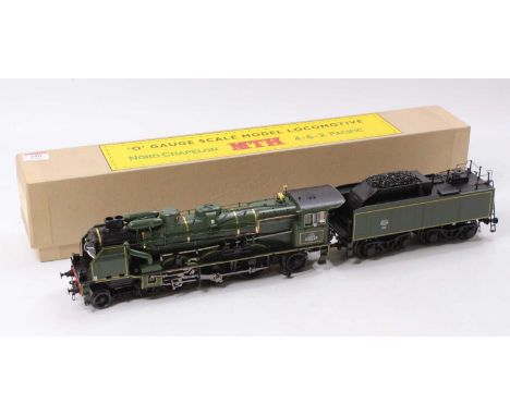 MTH O Gauge Electric, No.20-3344-1 Chapelon 2-3-1E Pacific Steam Engine SNCF (Green Boiler) Hi-Rail, ProtoSound 2.0, 3 rail, 