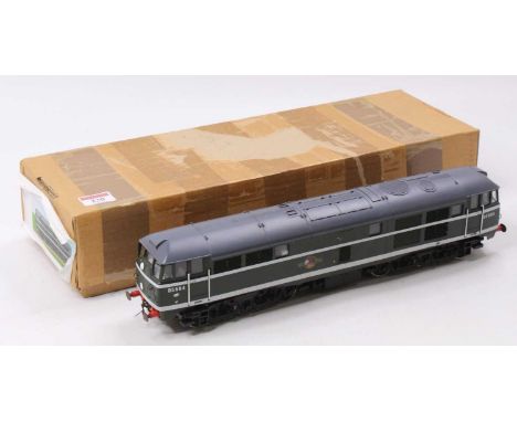 Skytrex, 0 Gauge model of a Class 31/0 Diesel Locomotive, green example and numbered D5504, both bogies are powered