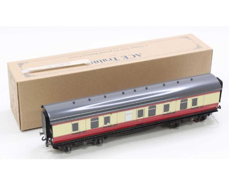 ACE Trains C/5 BR Mk1 maroon &amp; cream full brake M80675 (NM-M) (BNM) with ‘Elizabethan’ coach boards. With working red rea