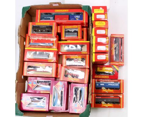Approx. 34 Hornby goods wagons including six ‘Super Detail First’, all boxed (E) a few (M) (BE)