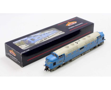 A Bachmann 00 gauge No. 32-522 NRM Deltic Prototype DP1 locomotive in Mainline livery, produced exclusively for the National 
