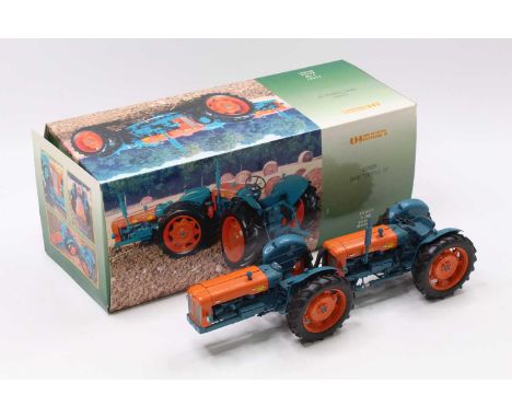 A Universal Hobbies No.UH2637U 1/16 scale model of a Fordson Doe triple D, housed in the original polystyrene packed box, box