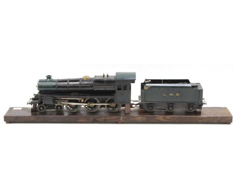 A very well engineered gauge 1 spirit fired live steam locomotive and tender comprising of 4-6-0 wheel configuration with 6-w