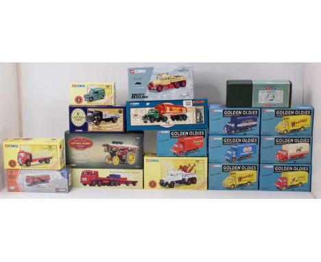 Corgi Classics modern issue commercial vehicle group of 15, with examples including No. 23201 Bedford TK Platform Lorry in 'G