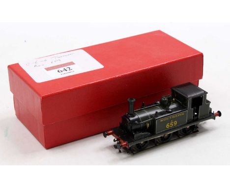 Nu-Cast Kit 00 Gauge kit built model of a Class A1 0-6-0T Terrier, in Southern Olive Green, Running Number 659 (E)