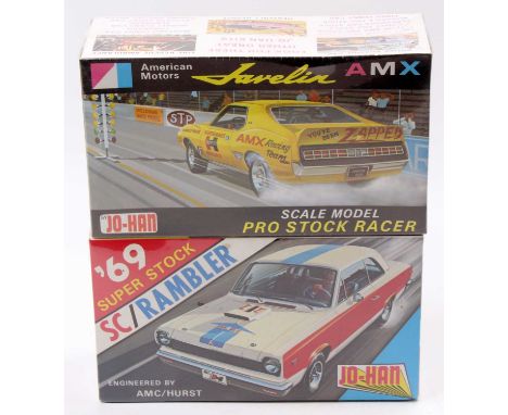 Jo-Han 1.25 scale, C4369 1969 AMX Javelin Fastback Coupe &amp; GC1600 1971 AMC Javelin AMX ‘Hurst’ Pro Stock 2 in 1 kit. Earl