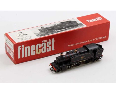 Wills Finecast Kit built 00 gauge model of a Large Prairie 2-6-2T Locomotive, in late lined BR Black, numbered 6109, in the o
