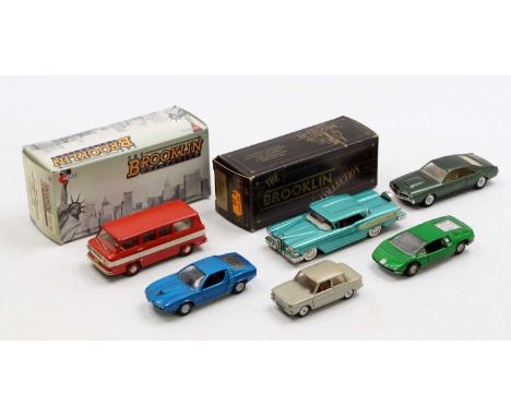 Brooklin Collection 1/43rd scale diecasts, 2 boxed examples comprising No. 22a 1958 Ford Edsel Citation, and No. 213 1962 Cor