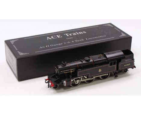ACE Trains 0-gauge 2-6-4 tank loco BR black lined livery 42465 satin finish (NM) (BNM) with outer white box