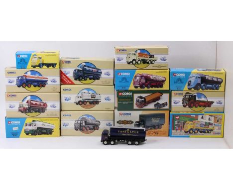 Corgi Classics modern issue commercial vehicle group of 15, with examples including No. 26001 Albion Lorry in "Ballantines" S