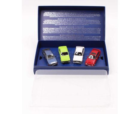 A Corgi Toys limited edition Ford Escort RS No. RS00001 four-piece boxed gift set, housed in the original lift-up display box